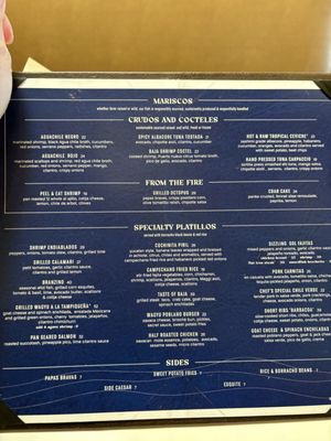 Menu photo 1 SOL Mexican Cocina Irvine, CA