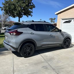 20% tint on sides and back window 20% tint on sides and back window