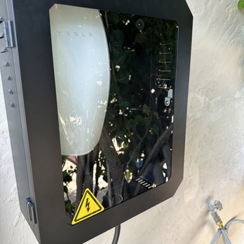 High Power Electrical Services - TESLA LEVEL 2 CHARGER - OUTDOOR CABINET - Electricians Near Me