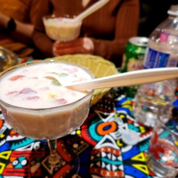 Mesobena - Dessert of fruit and yogurt. - Ethiopian Near Me - Edmonton, Alberta