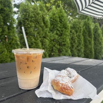 La Coop Coffee - Dirty Horchata and chocolate torsade - Coffee & Tea Near Me - Washington, DC, District of Columbia