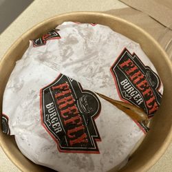 Firefly Burger - One burger to put in dinner entree container