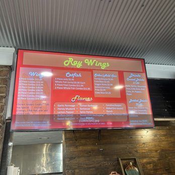 Ray Wings - The menu - Chicken Wings Near Me - Mendenhall, Mississippi
