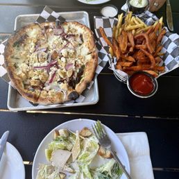Chicken, Spinach & Feta Caesar Salad Half & Half French Fries & sweet potato fries Chicken, Spinach & Feta Caesar Salad Half & Half French Fries & sweet potato fries
