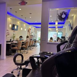 New Cozy Nail & Spa - View from pedicure chair towards front.