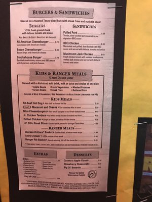 Menu photo 3 Texas Roadhouse Chantilly, VA