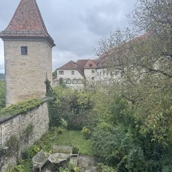 Burghotel - View of the backside of the hotel, from the room.
