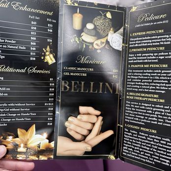Bellini Nail Lounge - Menu - Eyelash Service Near Me - Knoxville, Tennessee