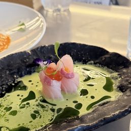 Hamachi cilantro