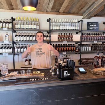 Treaty Oak Distilling - Jack was our awesome bartender! - Distilleries Near Me - Dripping Springs, Texas Treaty Oak Distilling - Jack was our awesome bartender! - Distilleries Near Me - Dripping Springs, Texas