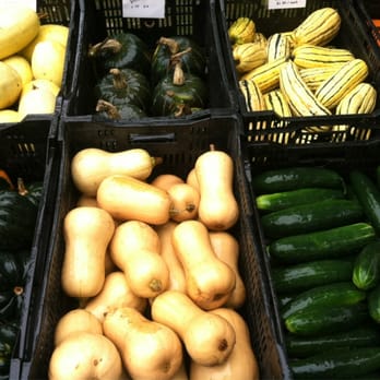 Riverside Farmers Market - Picked up a number of different squash that I haven't had. Looking forward to the Delicata Squash in the top right of the photo. - Farmers Market Near Me - Riverside, Illinois