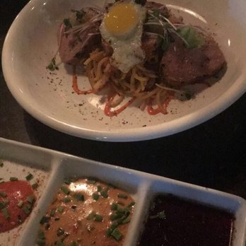Pour Richard's - Some type of tuna appetizer, I wasn't crazy about it but that's just because it wasn't what I was expecting. My boyfriend liked it though. - New American Near Me - Bluffton, South Carolina