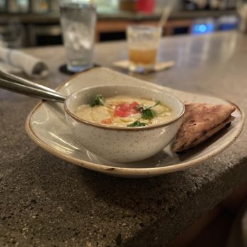 Monkeypod Kitchen by Merriman - Coco corn chowder - New American Near Me - Kihei, Hawaii Monkeypod Kitchen by Merriman - Coco corn chowder - New American Near Me - Kihei, Hawaii