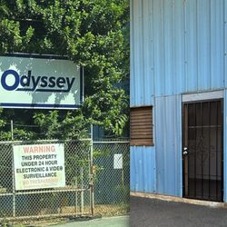 Aloha Edibles - It was difficult for me to find the place. It is the blue colored building after the Odyssey sign.