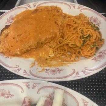 Carbonara - CHICKEN PARMIGIANA ALLA VODKA. - Italian Near Me - Arlington, Virginia