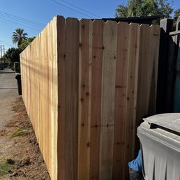 New fence