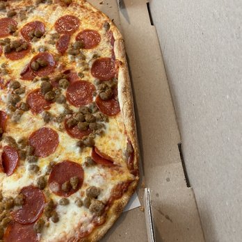 Brooklyn Pizzeria - Folded pizza. Please get a bigger box? - Pizza Near Me - Richmond, Texas Brooklyn Pizzeria - Folded pizza. Please get a bigger box? - Pizza Near Me - Richmond, Texas