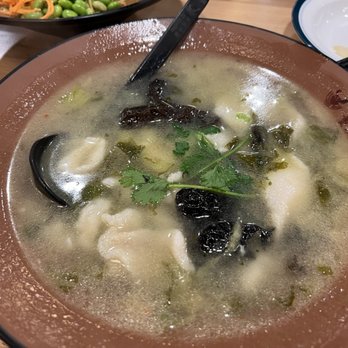 Yu Noodles - Flounder with sour pickled cabbage rice noodle - Chinese Near Me - Rockville, Maryland
