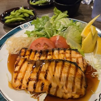 New Osaka Sushi - Salmon teriyaki dinner, so good! - Japanese Near Me - Sacramento, California New Osaka Sushi - Salmon teriyaki dinner, so good! - Japanese Near Me - Sacramento, California