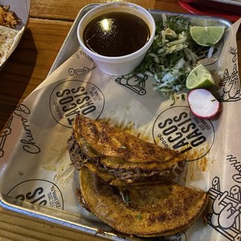 Tacos Oasis - Birria Taco - Food Stands Near Me - Everman, Texas