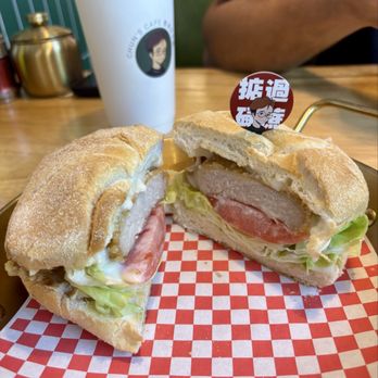 Chun Hong Kong Cafe - B12. Pork Chop Cutlet Bun. - Chinese Near Me - Brooklyn, New York