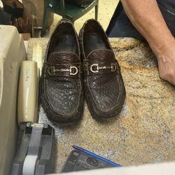 Sparkle Shoes & Shoe Repair - Before