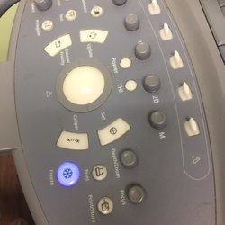 Mahin Amirgholami, MD FACOG - West Hills OBGYN - This is the ultrasound machine with s Doppler . The Doppler used to go up our vaginas was covered in gunk .