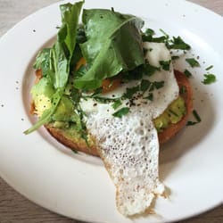 Pilgrims - Breakfast! Eggs, avocado, toast..