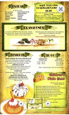 Menu photo 1 margaritas Munford, TN