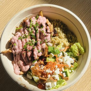 Evette’s - Chicken Shawarma Bowl - Mediterranean Near Me - Chicago, Illinois