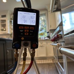 Sub Zero 648PRO repair, balancing refrigerant lvl on refrigerator side for zones 3 and 4. - Encinitas, CA