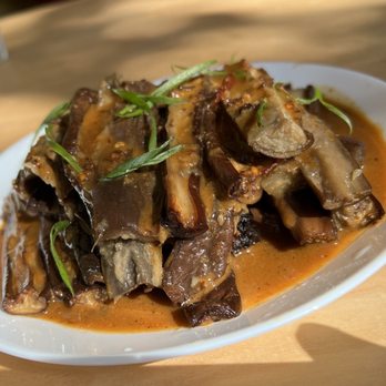 KAOKAO Grill - Eggplant Salad: a slightly different take on it, nonetheless delicious - Barbeque Near Me - Berkeley, California KAOKAO Grill - Eggplant Salad: a slightly different take on it, nonetheless delicious - Barbeque Near Me - Berkeley, California