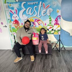 ABC Kids Dental Group - Here's my Bella and her Papi! Bellita won the Easter basket raffle!