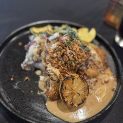 The Pearl Shreveport - Catfish topped with pecans
