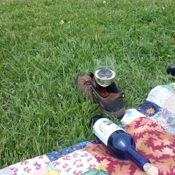 Gouveia Vineyards - Shoes can double as a wine glass holder - Wineries Near Me - Wallingford, Connecticut