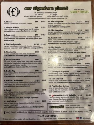 Menu photo 1 Folino's Pizza Burlington, VT