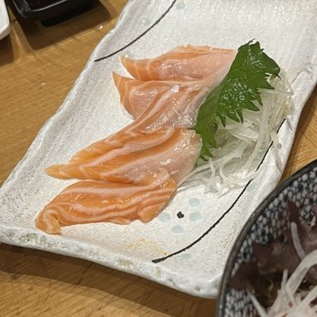 Aburi Sushi - salmon, was very slimy and has a gray color that looks spoiled - Sushi Bars Near Me - Buena Park, California Aburi Sushi - salmon, was very slimy and has a gray color that looks spoiled - Sushi Bars Near Me - Buena Park, California