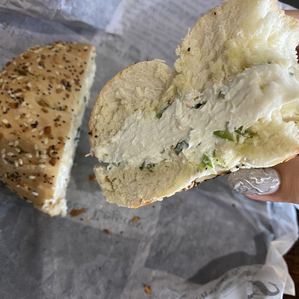 Bagel Exchange - Single Bagel w/ Cream Cheese - Coffee & Tea Near Me - Alhambra, California Bagel Exchange - Single Bagel w/ Cream Cheese - Coffee & Tea Near Me - Alhambra, California