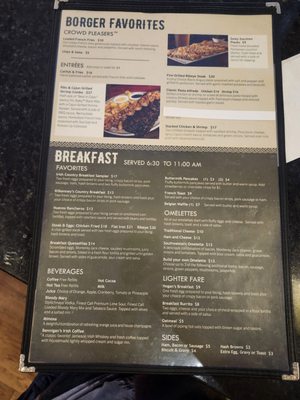 Menu photo 1 Bennigan's Borger, TX