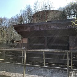 Werksbahn über Kohlebunker