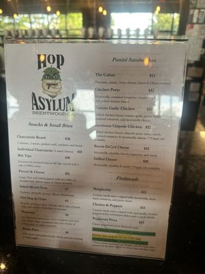 Menu photo 4 Hop Asylum Brentwood, CA Menu photo 4 Hop Asylum Brentwood, CA