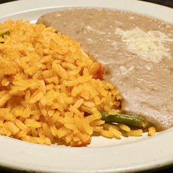 Pancho Villa Mexican Restaurant - Stafford - Side of rice and beans