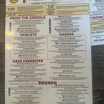 Berry Fresh Cafe - Other side of the menu breakfast - Breakfast & Brunch Near Me - West Palm Beach, Florida