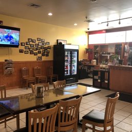 Counter, Flat Screen TV, Drink Fridge Counter, Flat Screen TV, Drink Fridge