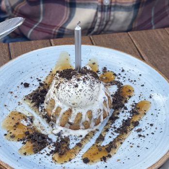UP on the Roof - Birthday truffle Bundt cake - Cocktail Bars Near Me - Alpharetta, Georgia