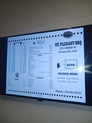 Menu photo 6 Mt Pleasant Bar-B-Q Cleveland, OH Menu photo 6 Mt Pleasant Bar-B-Q Cleveland, OH