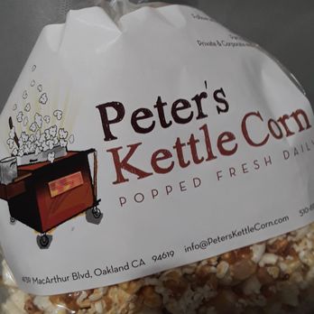 Peter's Kettle Corn - taste best fresh and warm - Popcorn Shops Near Me - Oakland, California Peter's Kettle Corn - taste best fresh and warm - Popcorn Shops Near Me - Oakland, California