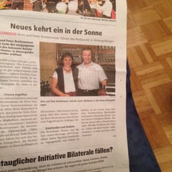 Restaurant Sonne Goldingen  - Aus der See&Gaster Zeitung vom 15. Januar 2014