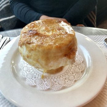 Can Can Brasserie - French onion soup- super good!!! - French Near Me - Richmond, Virginia