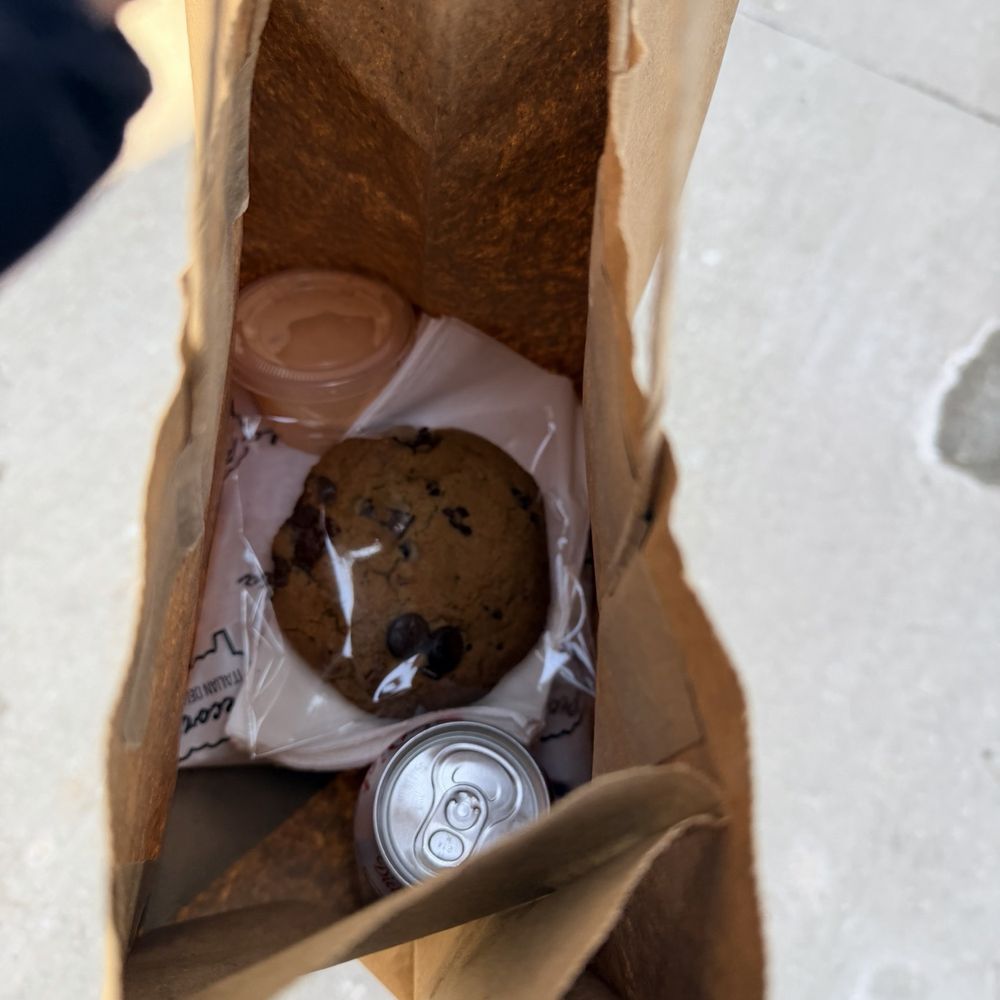 La Pecora Nera - Chocolate chip cookie, Diet Coke, Ruben Angelo, side of Russian dressing - Sandwiches Near Me - Birmingham, Michigan La Pecora Nera - Chocolate chip cookie, Diet Coke, Ruben Angelo, side of Russian dressing - Sandwiches Near Me - Birmingham, Michigan